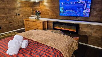 1 dormitori, planxa i posts de planxar, un bressol de viatge i wifi