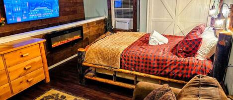 1 bedroom, iron/ironing board, travel crib, WiFi