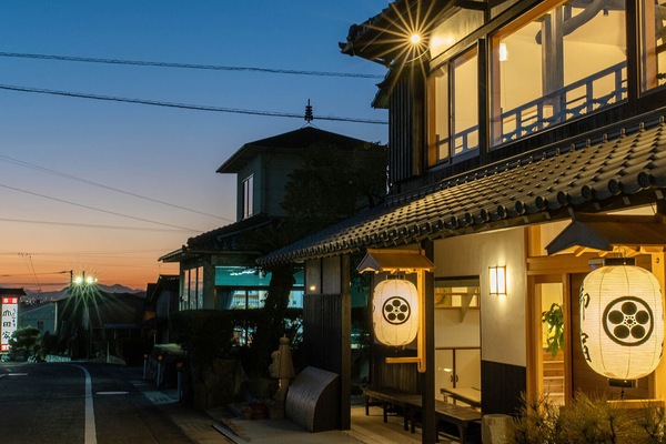 Front of property - evening/night