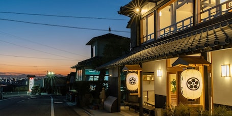 Front of property - evening/night