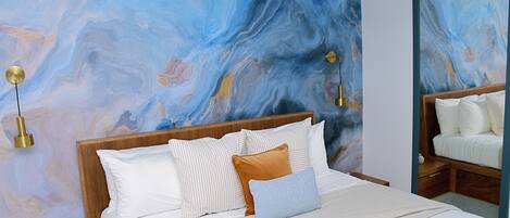 1 habitación, tabla de planchar con plancha, wifi y ropa de cama