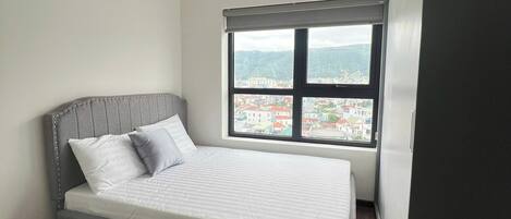 Desk, soundproofing, iron/ironing board, free WiFi