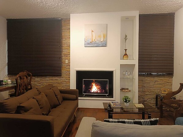 Living area -
Beautiful furnished apartment in the center of Quito (Quito)