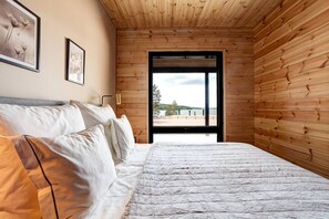 2 bedrooms, travel cot, WiFi, bed sheets - Saunamäki Resort F - Beachfront (Salo)