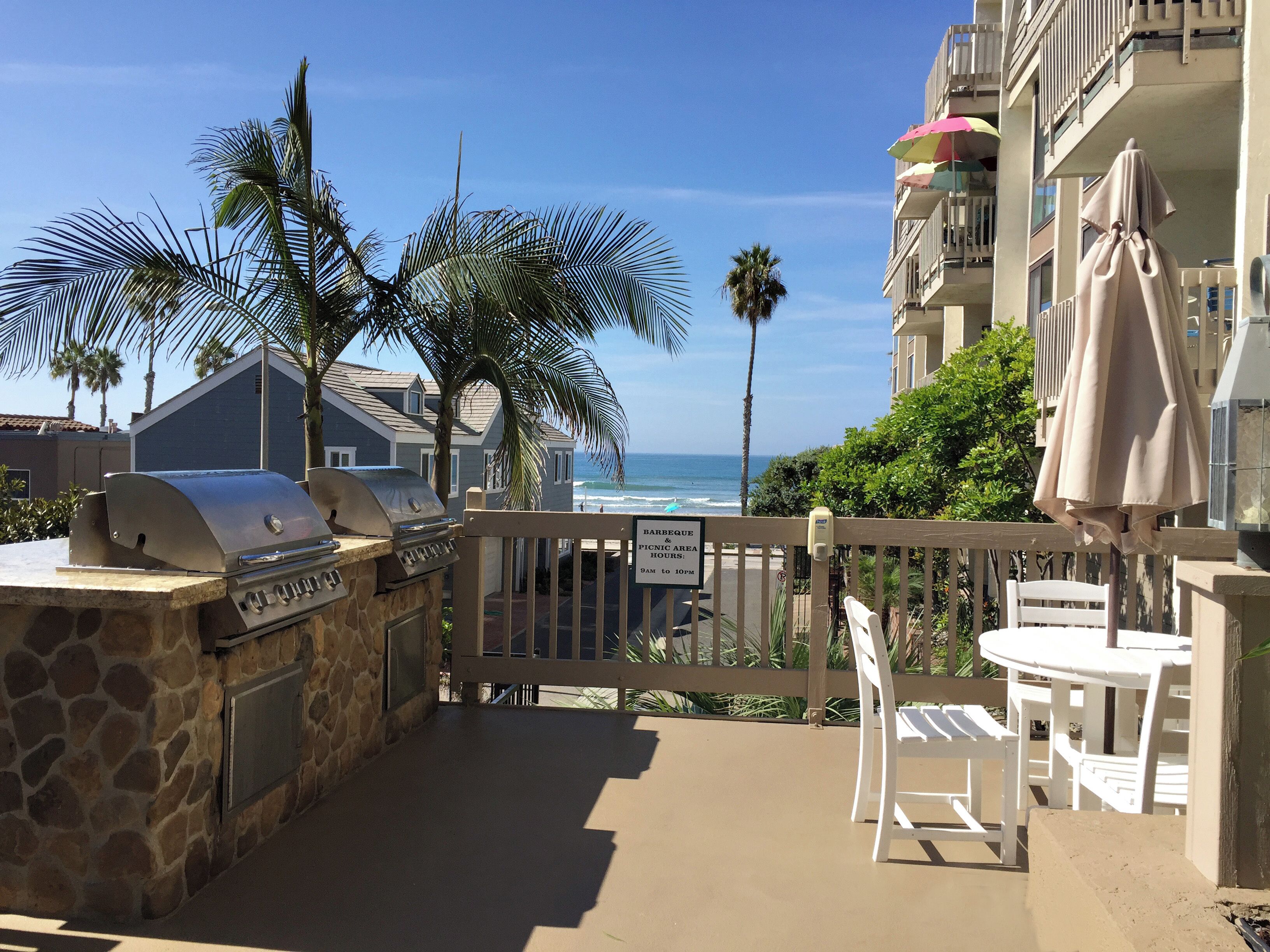 Condo, Multiple Beds, Balcony, Ocean View (A303 California Dreamin') | Outdoor dining