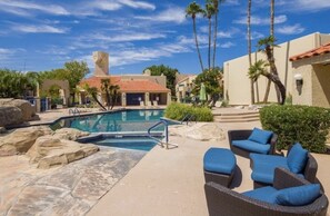 Outdoor pool, a heated pool - ++PRIME LOCATION++ Cozy Condo in Tucson Catalina Foothills Area (Tucson)