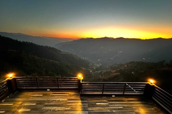 Vue depuis l’hébergement