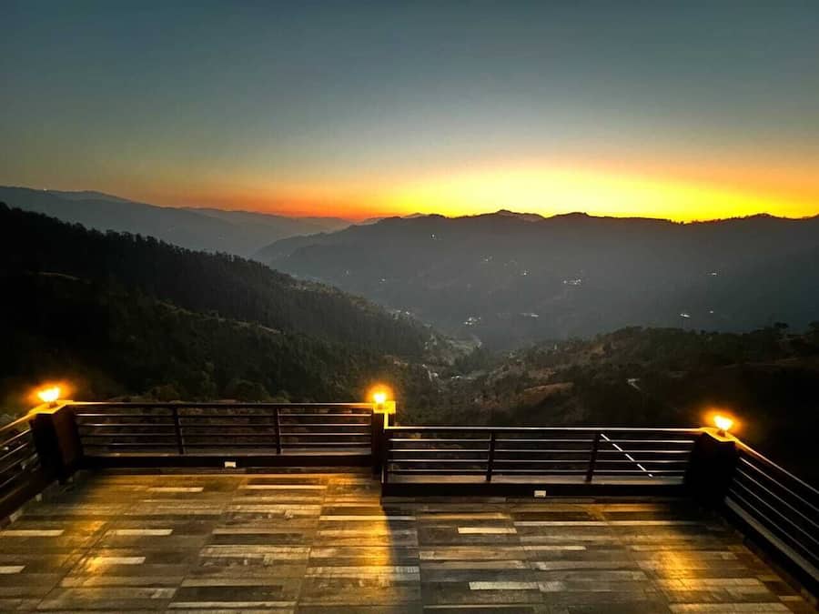 Näkymä majoituspaikasta