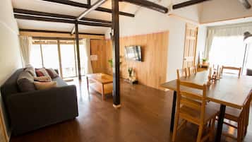 House | Living area | Flat-screen TV, toys