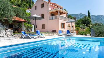 Villa (Two Bedroom Villa with Terrace and Sw) | Outdoor pool | Seasonal outdoor pool, pool umbrellas, pool loungers