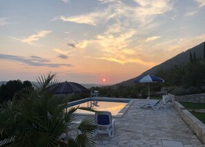 Villa (Two Bedroom Villa with Terrace and Sw) | Pool | Seasonal outdoor pool, pool umbrellas, pool loungers