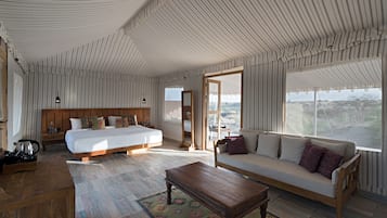 Luxury Tent | 1 bedroom, Egyptian cotton sheets, premium bedding, minibar