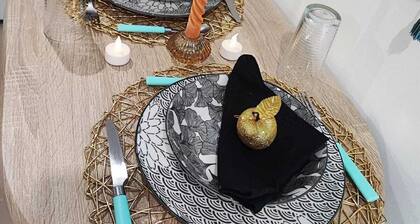 L échappée verte Souplex paisible tout confort et bien équipé.