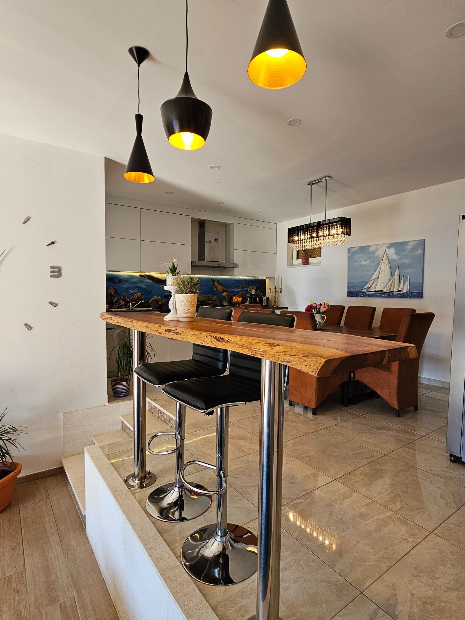 Ferienhaus (Three Bedroom Holiday Home) | Esszimmer