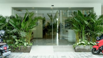 Voorkant van accommodatie