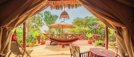 Olkaria 1 Double Bed Tent | Free WiFi, bed sheets