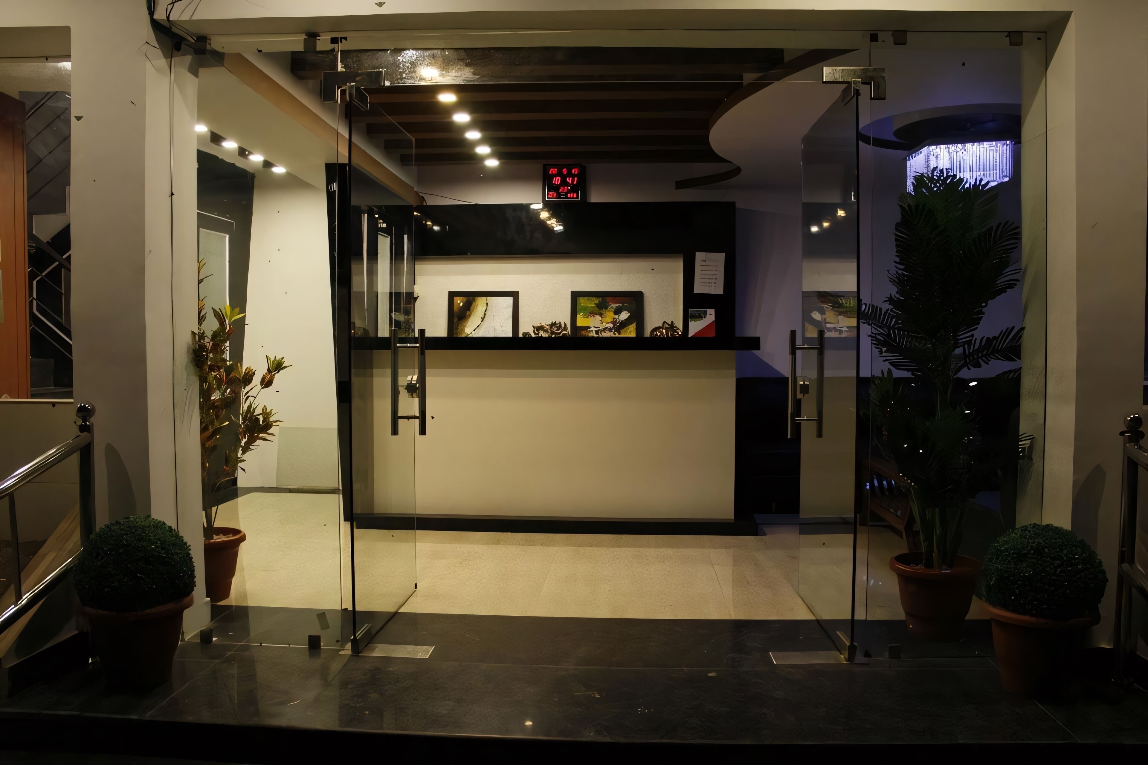 Sala de estar en el lobby