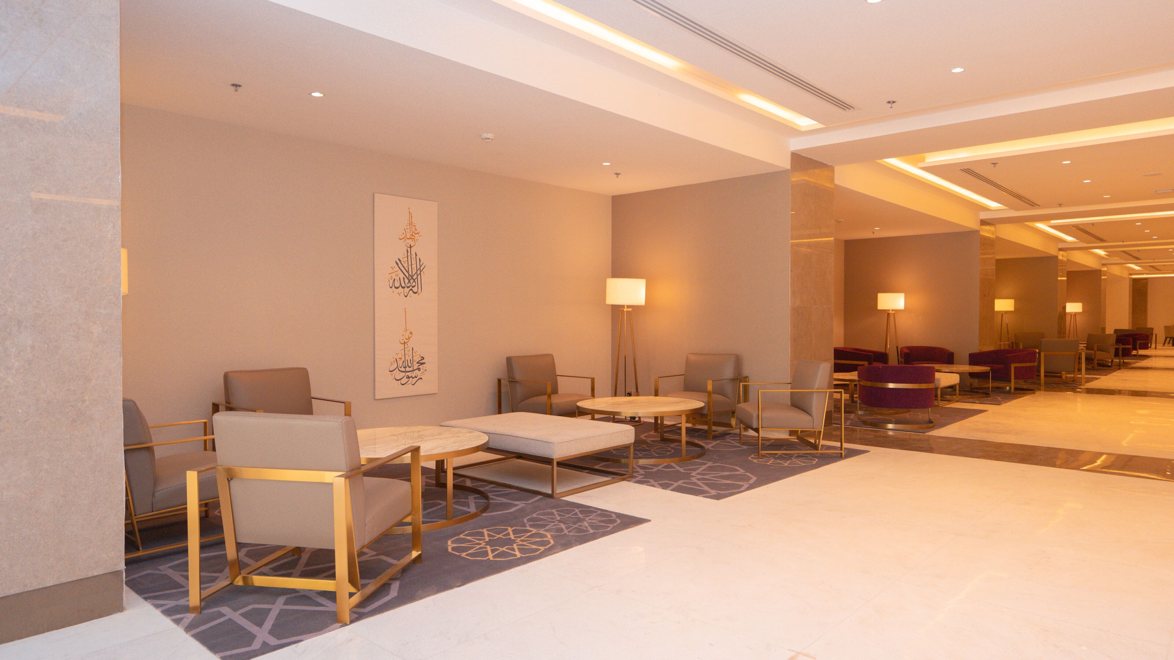 Khu tiếp khách ở sảnh