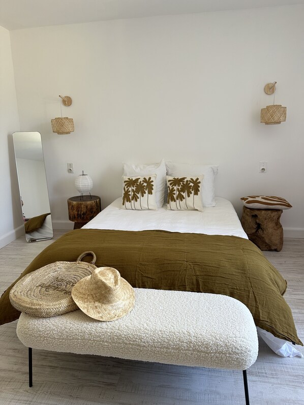 2 dormitorios, tabla de planchar con plancha, wifi y ropa de cama