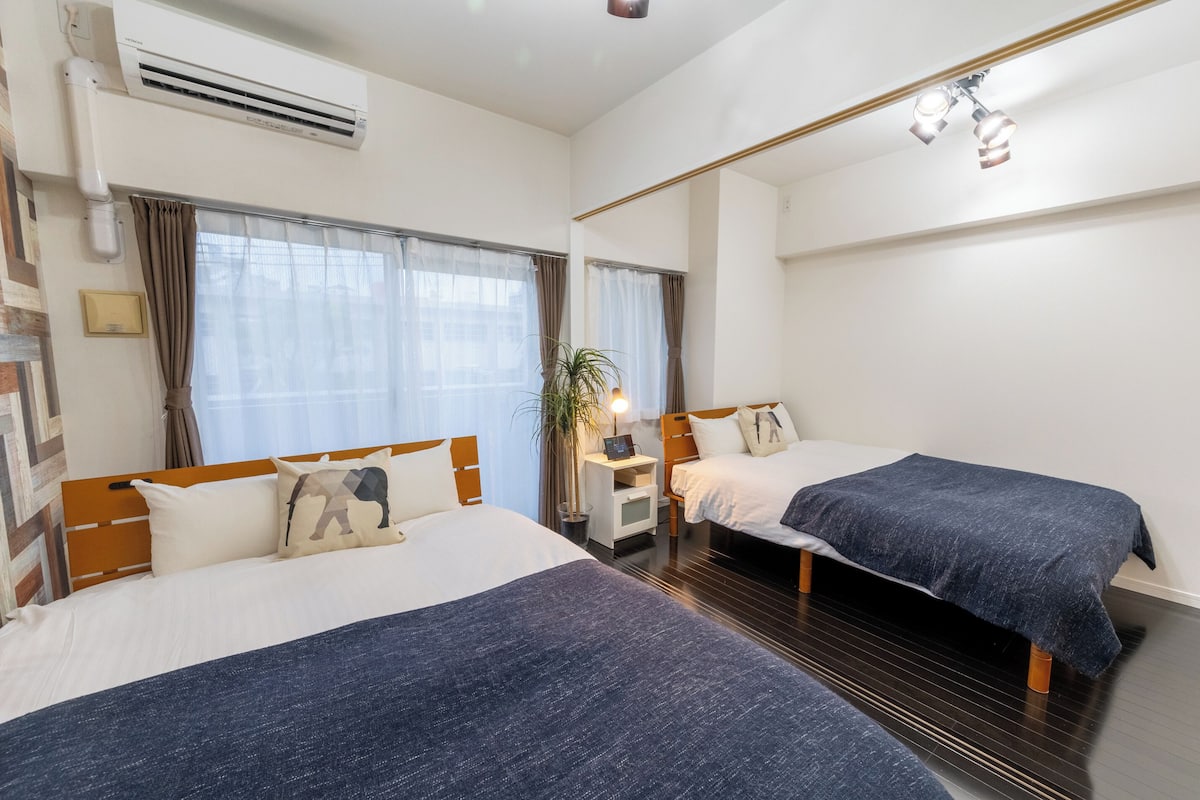 Zweibettzimmer, 2 Doppelbetten, Nichtraucher, Küche