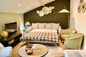 1 chambre, fer et planche à repasser, Wi-Fi, draps fournis