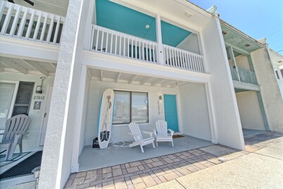 Stunningly Remodeled 2-Bedroom Townhouse Across the Street From the Beach!