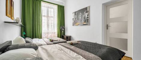 1 sovrum, strykjärn/strykbräda, gratis wi-fi och sängkläder