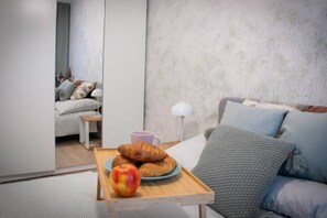 1 soverom, strykejern/-brett, wi-fi (inkludert) og sengetøy