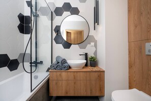 Hair dryer, towels