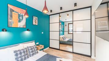 1 bedroom, iron/ironing board, free WiFi, bed sheets