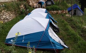 Comfort-Zelt, Bergblick