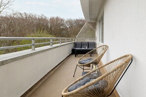 Apartamento, 1 habitación, balcón, mirando al mar | Balcón