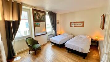 2 chambres, Wi-Fi gratuit, draps fournis