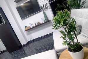 Smart-tv och böcker