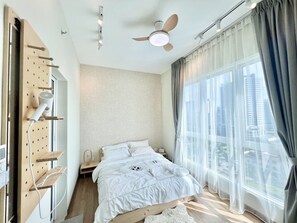 Appartement Deluxe, 2 chambres | Literie de qualité supérieure, Wi-Fi gratuit, draps fournis