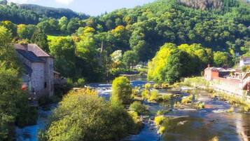 Huoneisto | 1 makuuhuone, työpöytä, silitysrauta/-lauta, internet