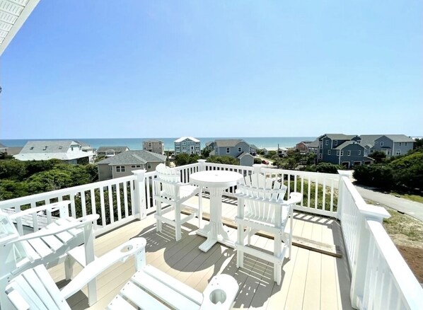 Property grounds - Sea For Miles! In ground pool with panoramic views of ocean and sound. (Emerald Isle)