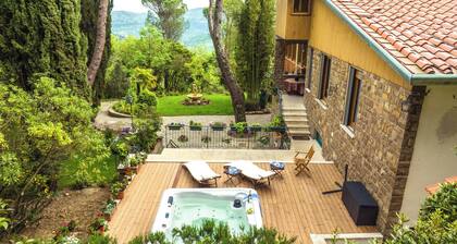 Majestic Villa in Hills of Florence with Gardens Gym Jacuzzi and Sauna