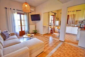 Smart TV - Cozy appartment (Agios Georgios Pagon)