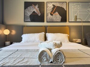1 chambre, fer et planche Ă repasser, Wi-Fi, draps fournis