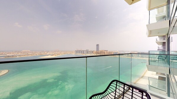 Apartament, 2 dormitoris, accés a la piscina, vistes al mar | Balcó