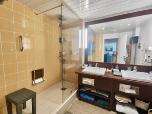 Hair dryer, towels, soap, toilet paper - Suite Mer, VIP Pied Dans L'eau (Le Gosier)