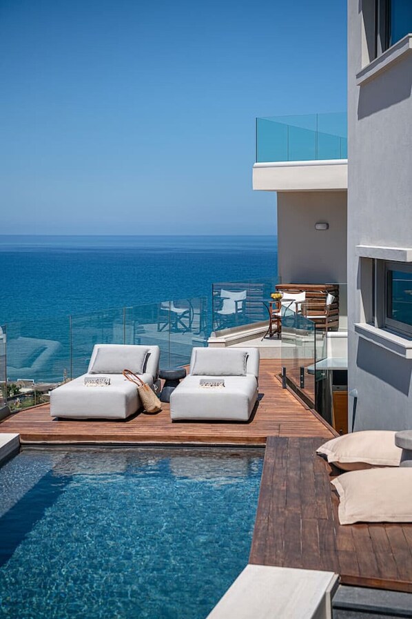 Pool - Alectrona Living Crete Luxury Villa Ãcro (Πλατανιάς)