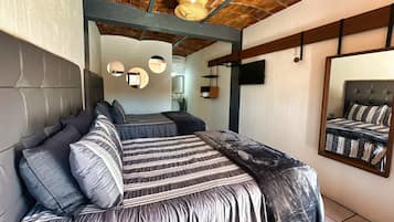 1 chambre, literie de qualité supérieure, couette en duvet d'oie