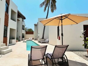 Pool - Casa Aymara 601: Beach, Starlink & Privacy (Brisas de Zicatela)