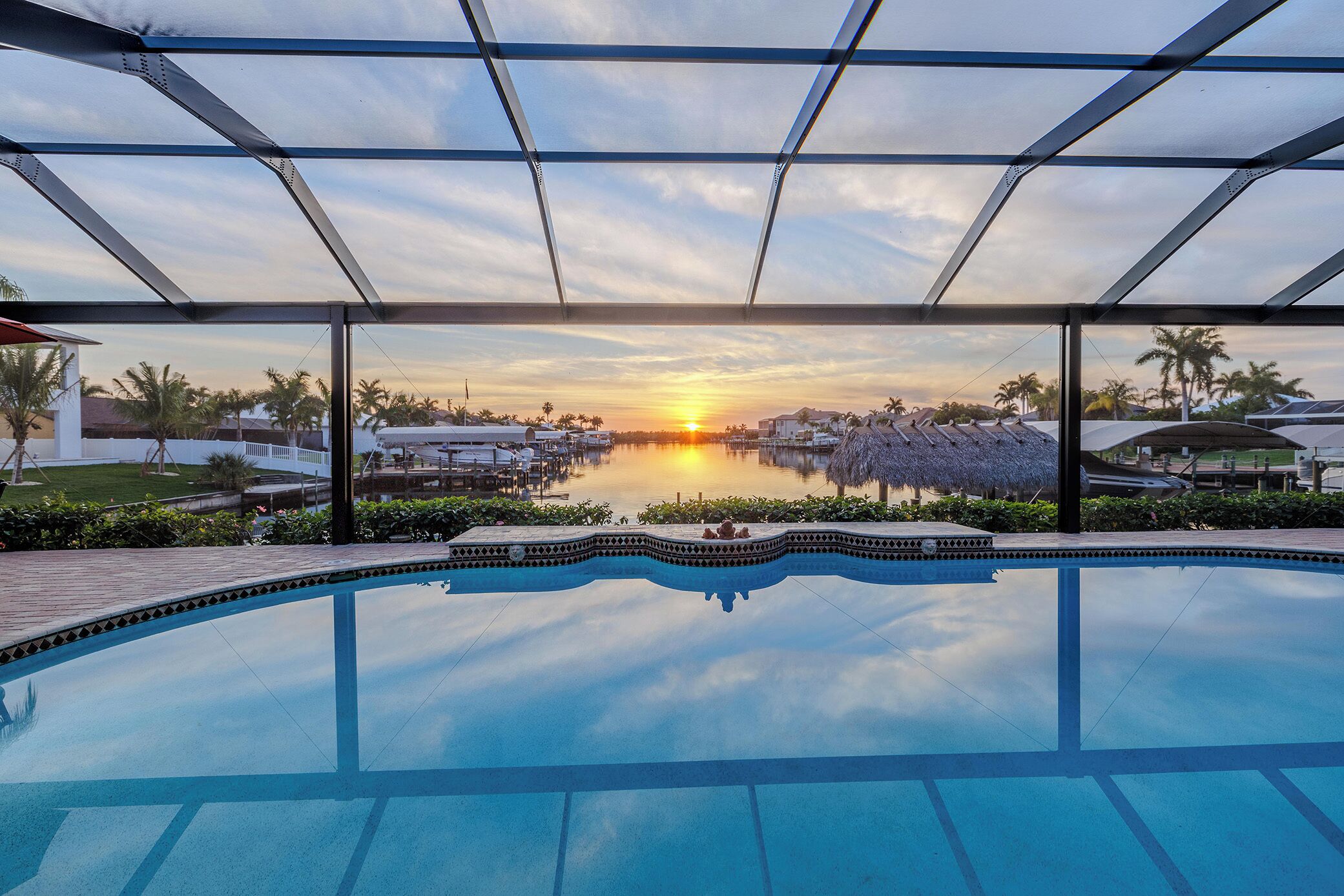 Una piscina climatizada