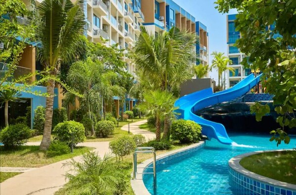 Pool - Laguna Beach Resort 2 - Appartement Terrasse Jardin (Pattaya)