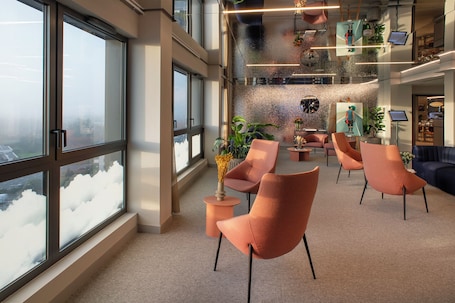 Sala de estar en el lobby