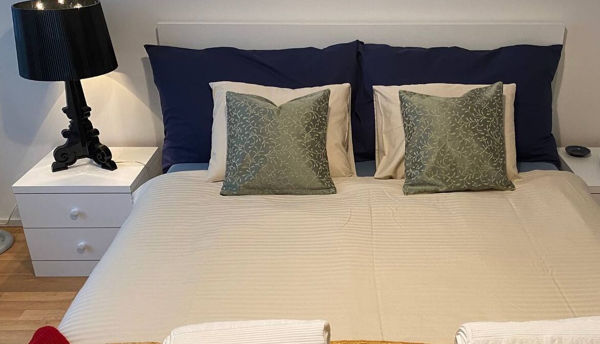 1 bedroom, desk, iron/ironing board, travel crib