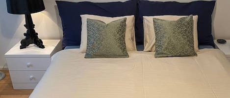 1 bedroom, desk, iron/ironing board, travel crib